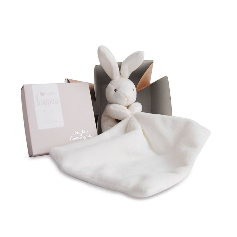  - rabbit baby comforter white 15 cm 